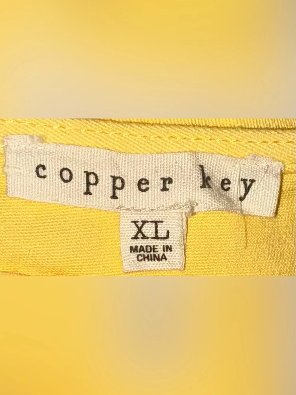 Copper Key Big Girls Ruffle Sleeve Yellow Button-Front Dress with Pockets & Belt